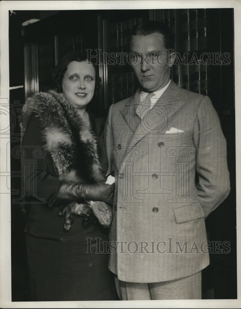 1931 Press Photo Mr & Mrs WH Evers of Cleveland Ohio