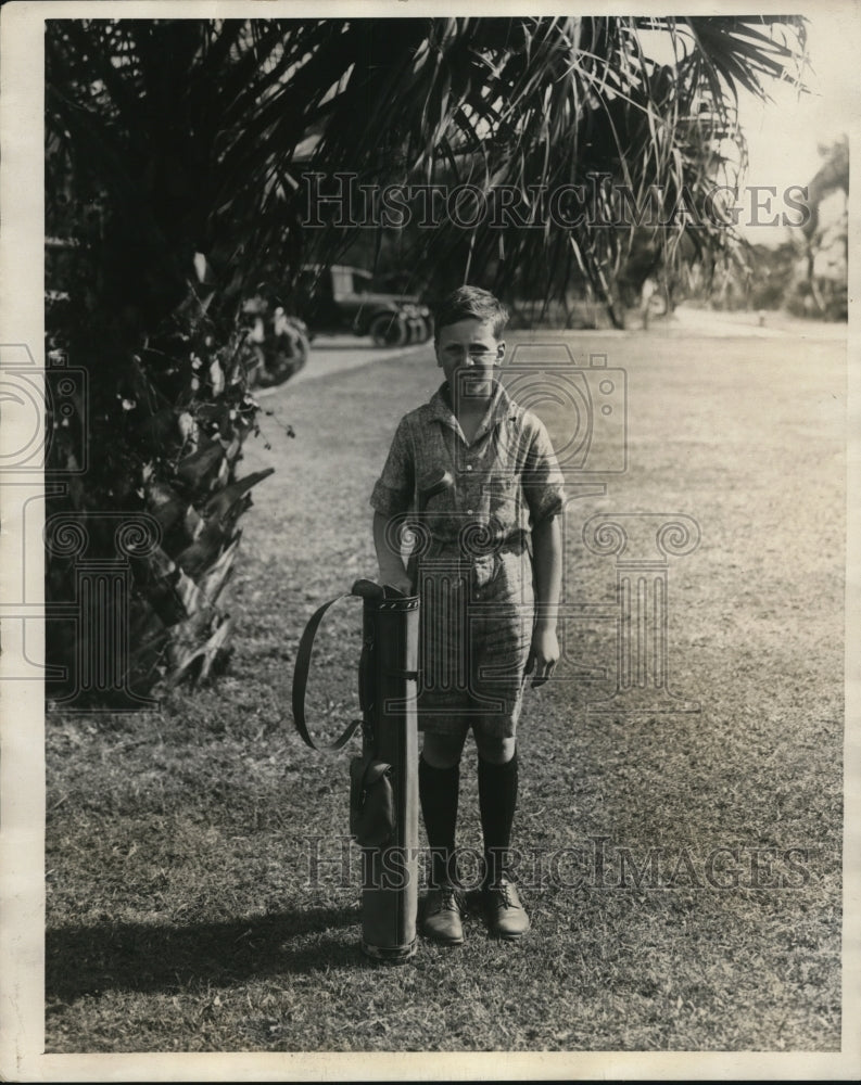 1923 Press Photo John Sargent Pillsburg Jr of Minneapolis golfing