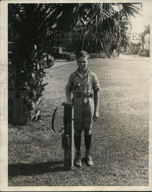 1923 Press Photo John Sargent Pillsburg Jr of Minneapolis golfing