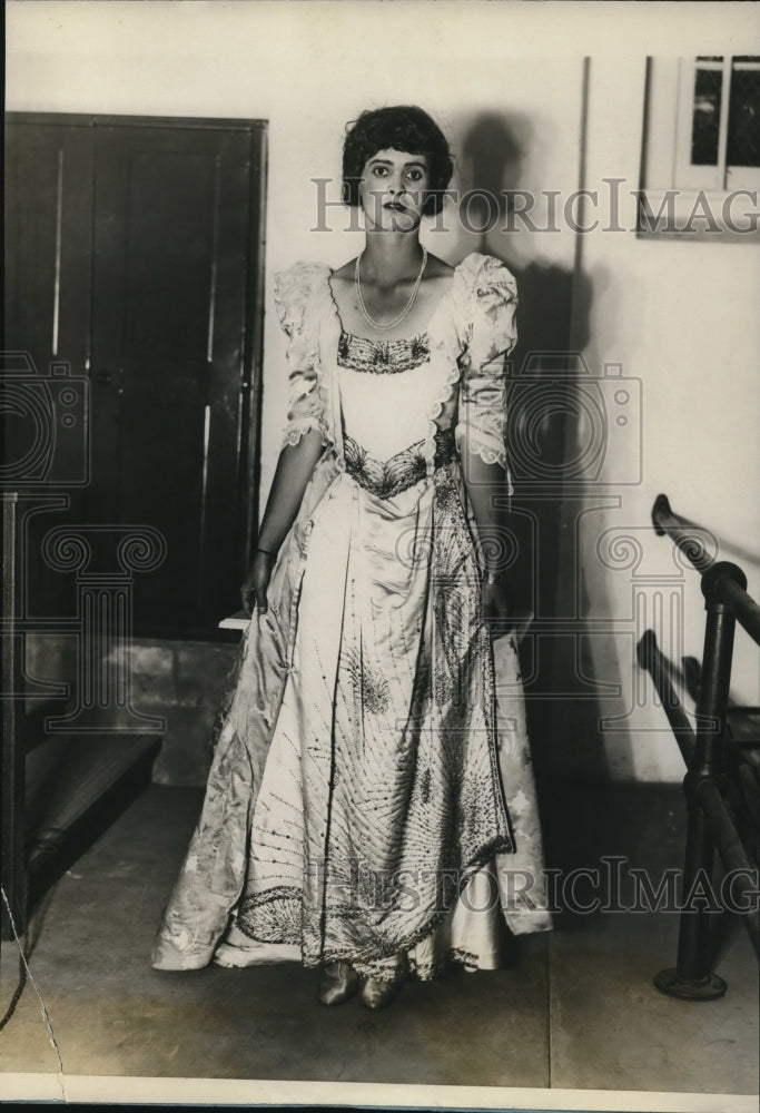 1927 Press Photo Barbara Brokaw for Hampton Follies NY HS play