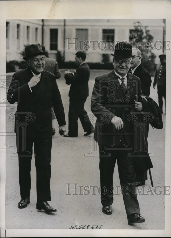 1938 Press Photo Geneva Switzerland M Motta Pres.at the League of Nations
