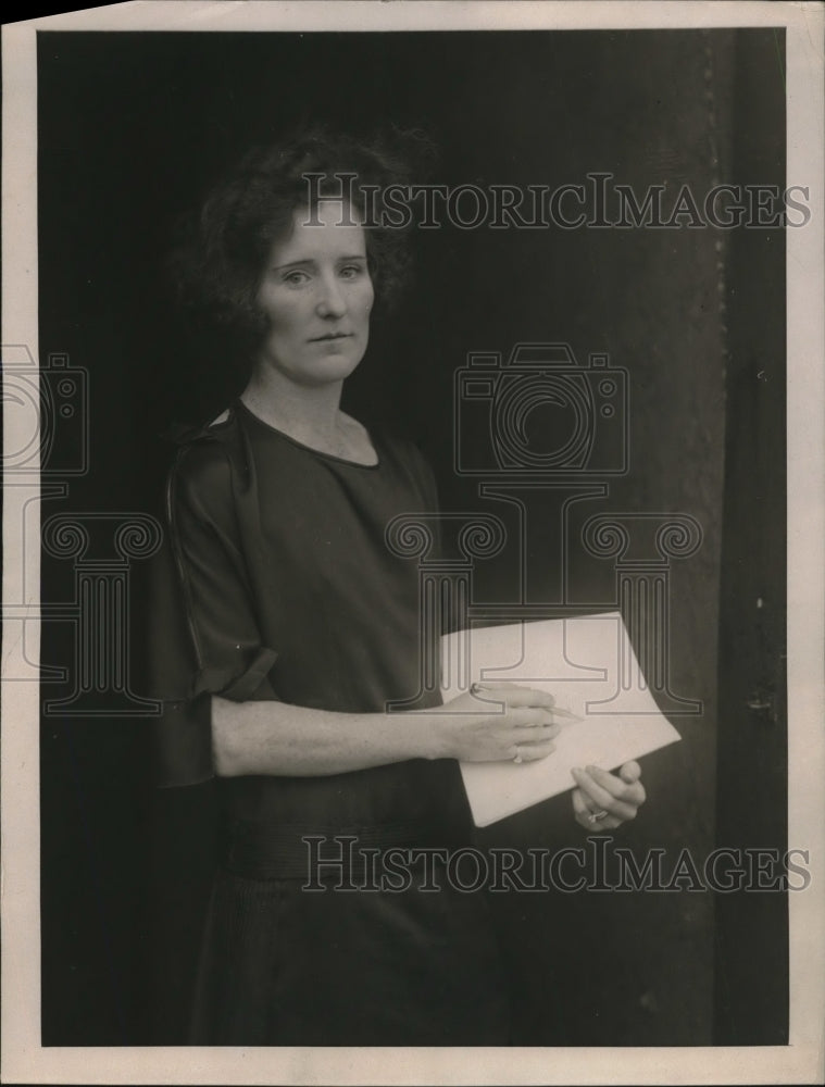1922 Press Photo Mrs Anna Patch Pres Morningside Girls Club