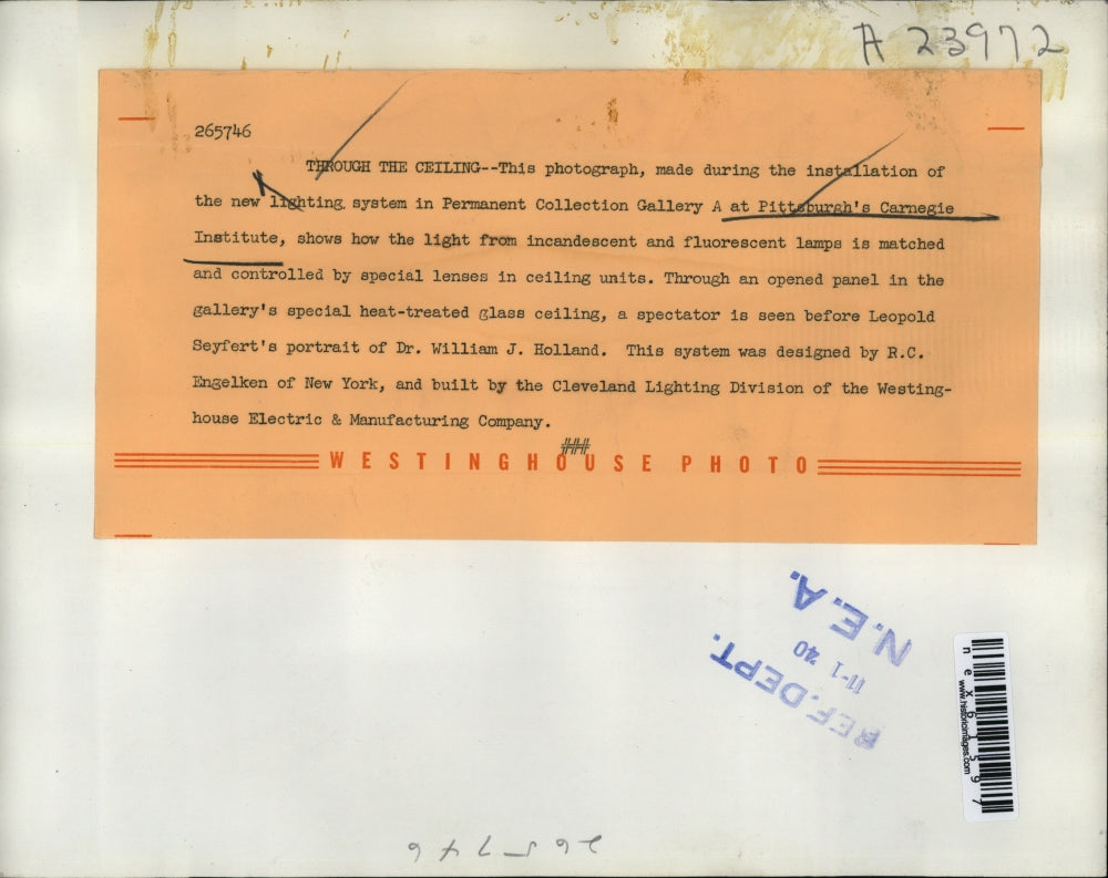 1940 Press Photo Pittsburgh's Carnegie Institute