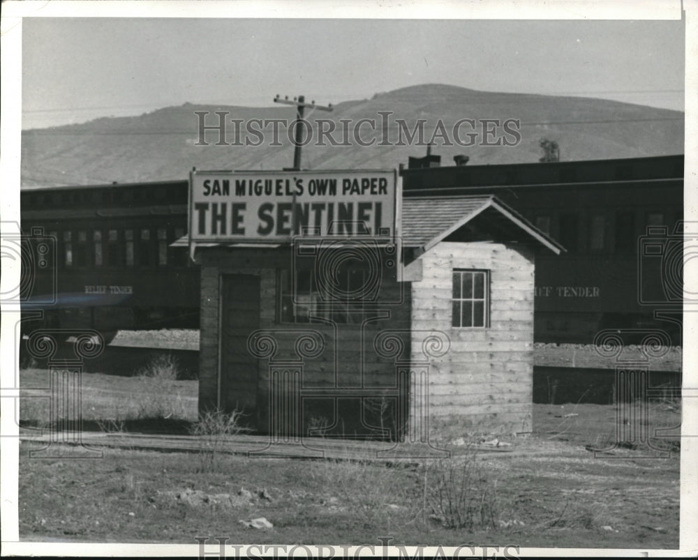 1941 Press Photo Sam Miguel's own paper The Sentinel