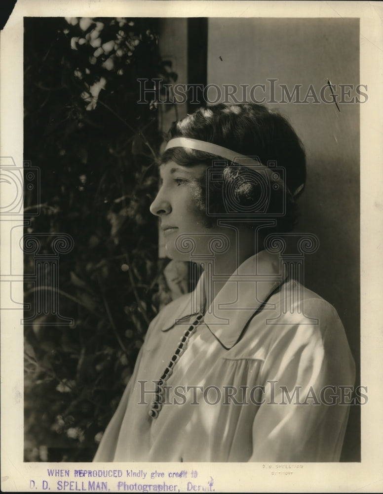 1927 Press Photo Mrs William Dean Robinson nee Grace Briggs