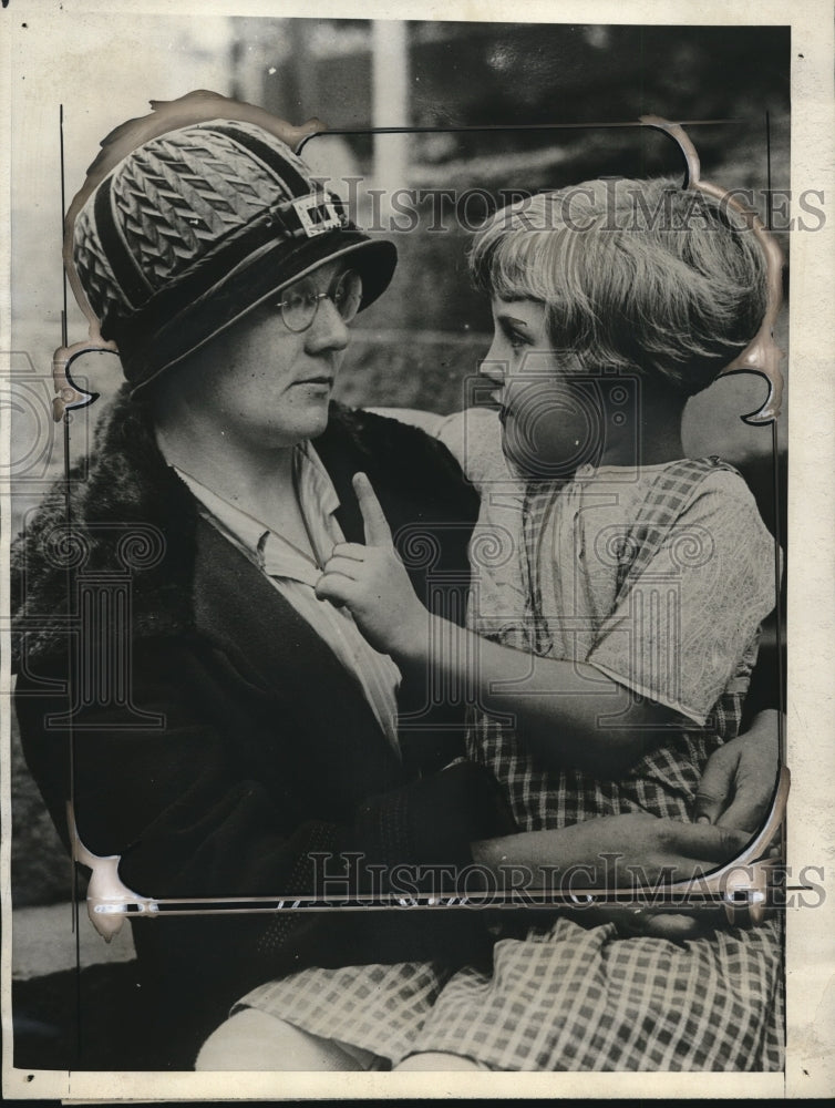 1925 Press Photo Ex-teacher, Alex Bittner wants to marry 6 year old Mary Behler