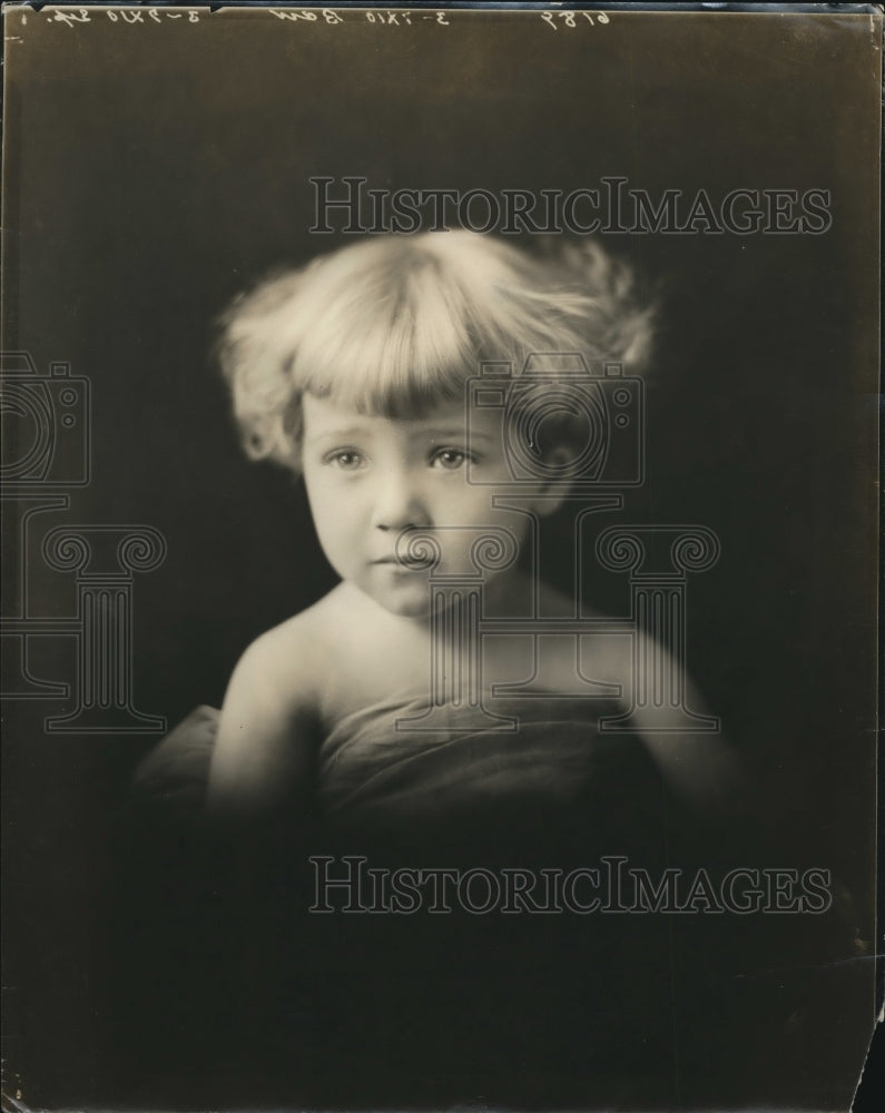 1921 Press Photo Flora Rose B'ne samll child