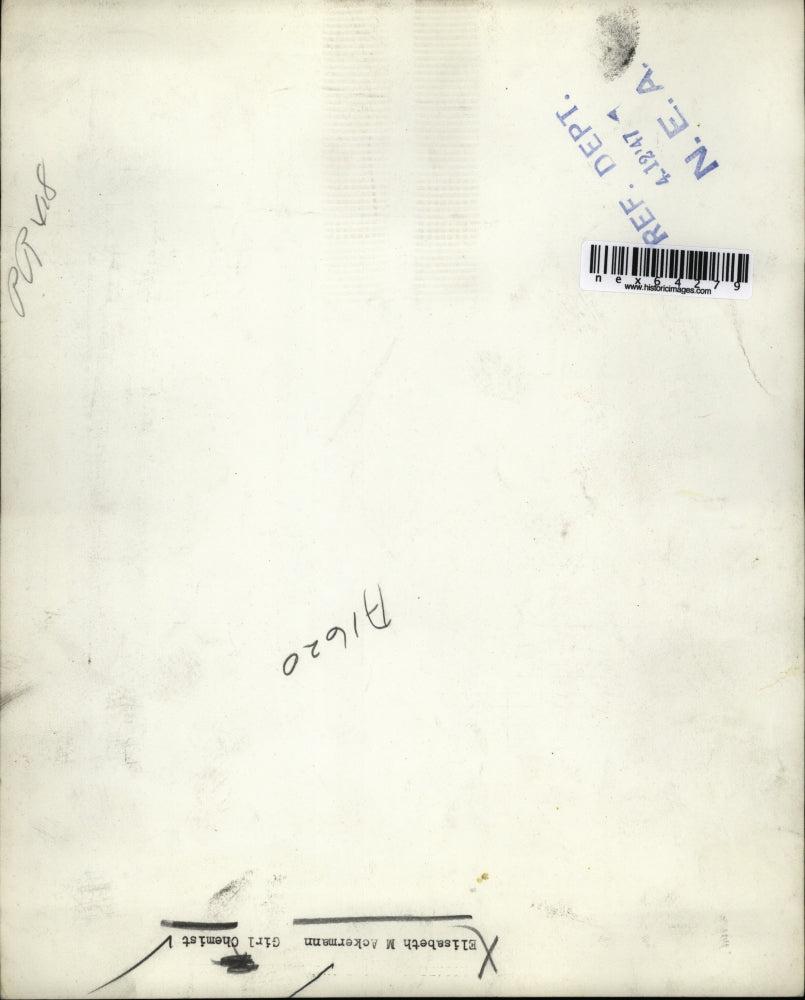 1947 Press Photo Chemist Elisabeth M. Ackermann