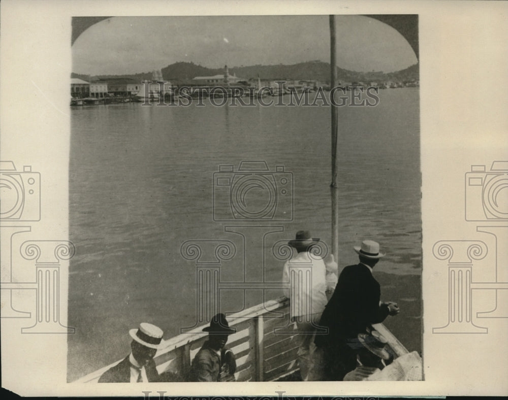 1928 Press Photo View of Guayaquil,the great port on the Guayas River in Ecuador