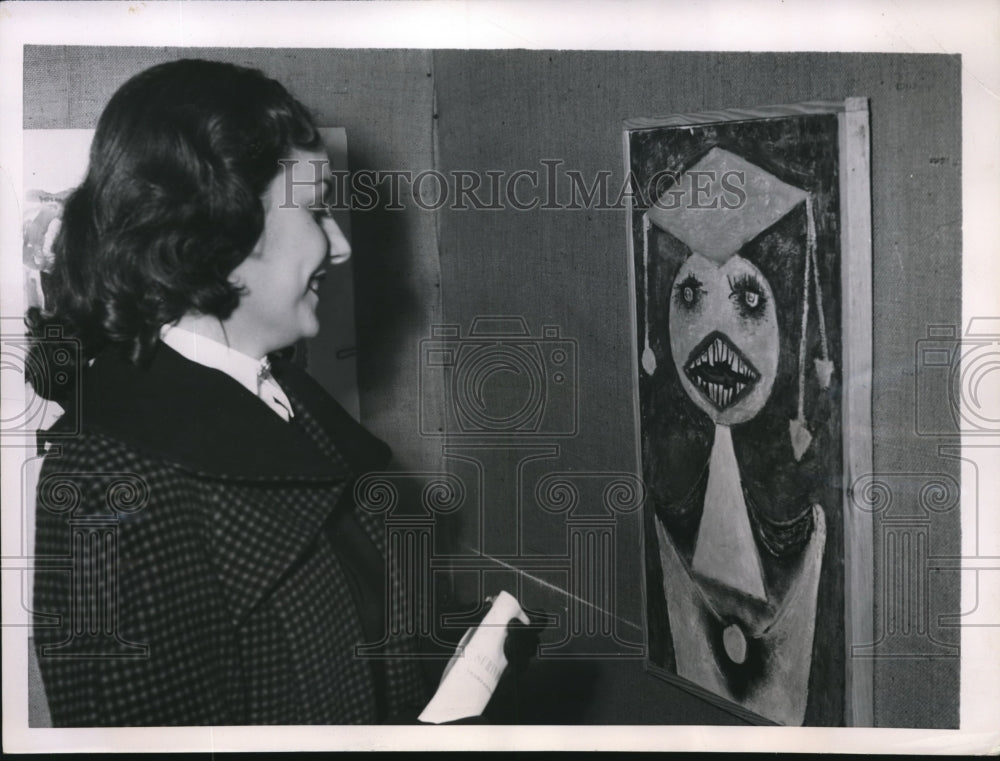 1951 Press Photo Paris France, "The Judge" by Mayran Bergman
