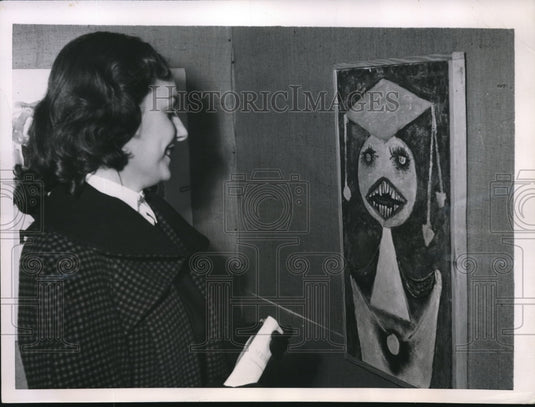 1951 Press Photo Paris France, "The Judge" by Mayran Bergman