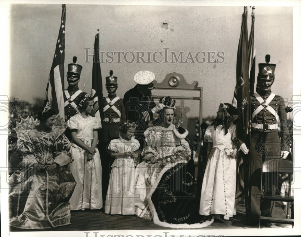 1937 Press Photo Queen Shenandoan,Gretchen B. Thomson of New Orleans