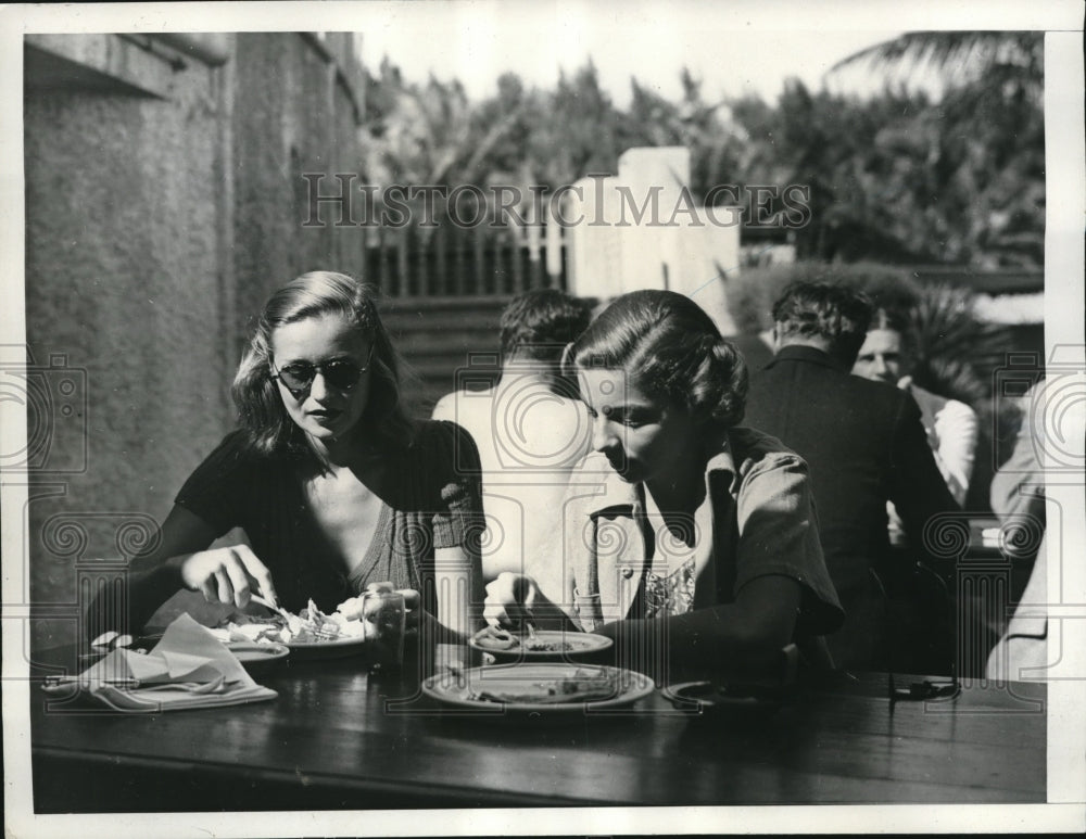 1938 Press Photo L-R Mrs.Seymour Shonnard Jr. & Bryant Sheedy,Bath & Tennis Club