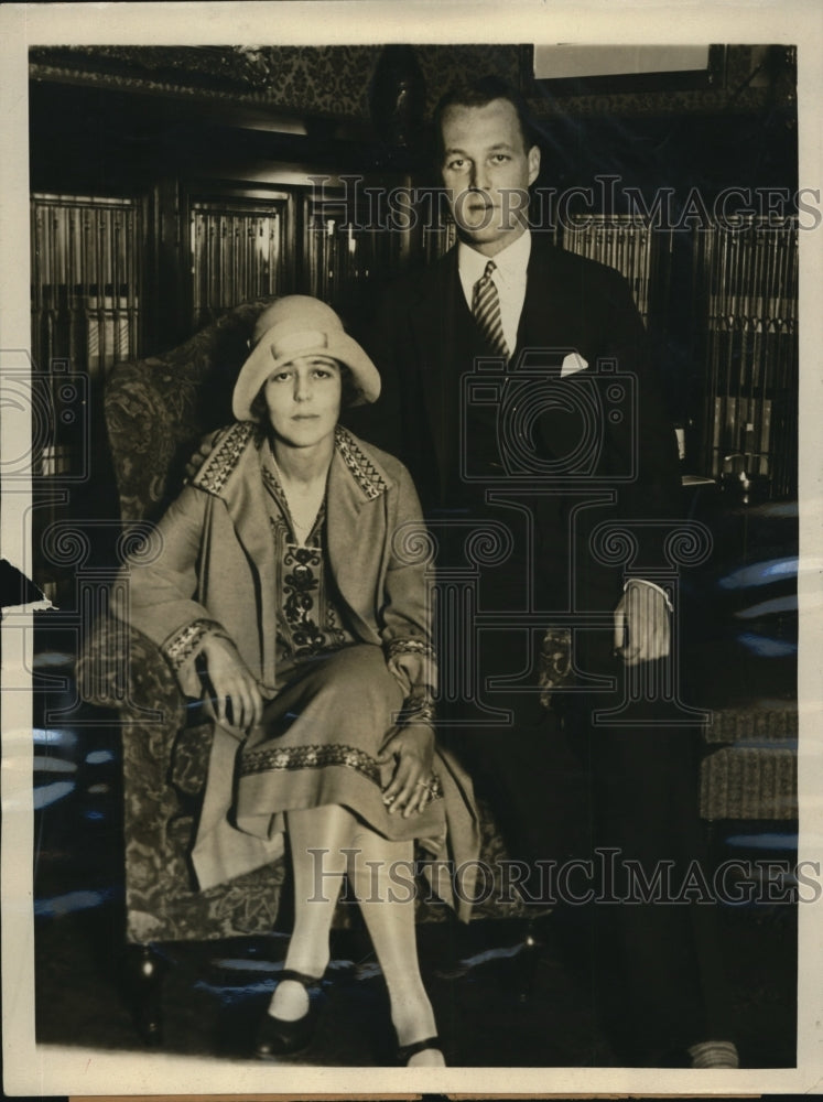 1935 Press Photo Harriet Lowden engaged to Albert F Madelener Jr of Chicago