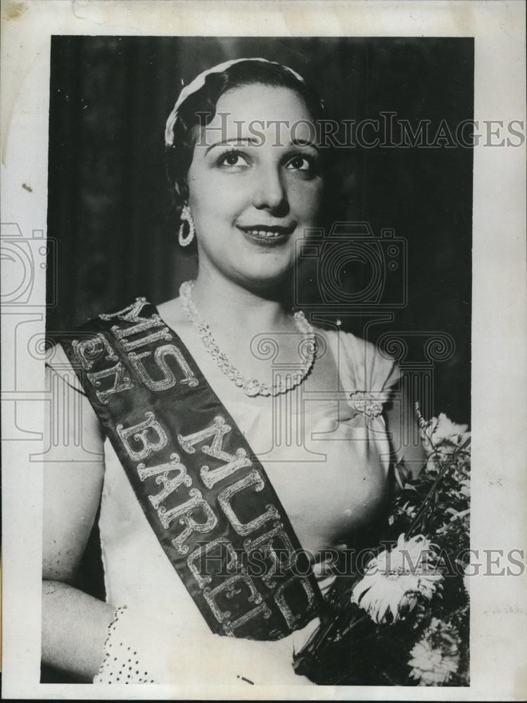 1934 Press Photo SeÃƒÆ’Ã†E™ÃƒEšÃ‚Â±orita Josefina Hernandez of Barcelona, Spain