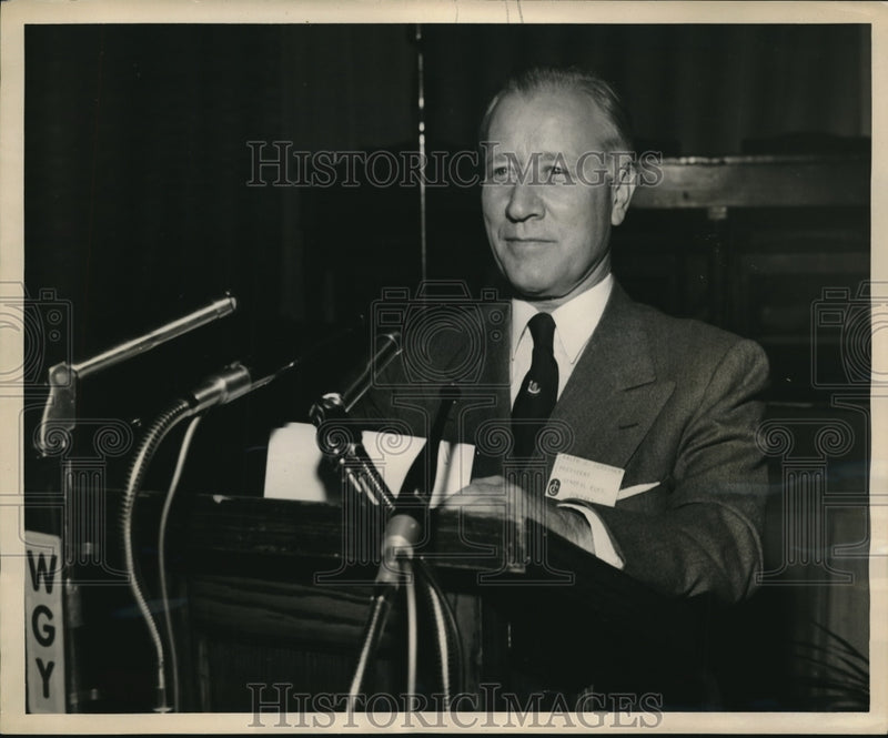 Load image into Gallery viewer, 1953 Press Photo Ralph J. Cordiner, president of General Electric Co.
