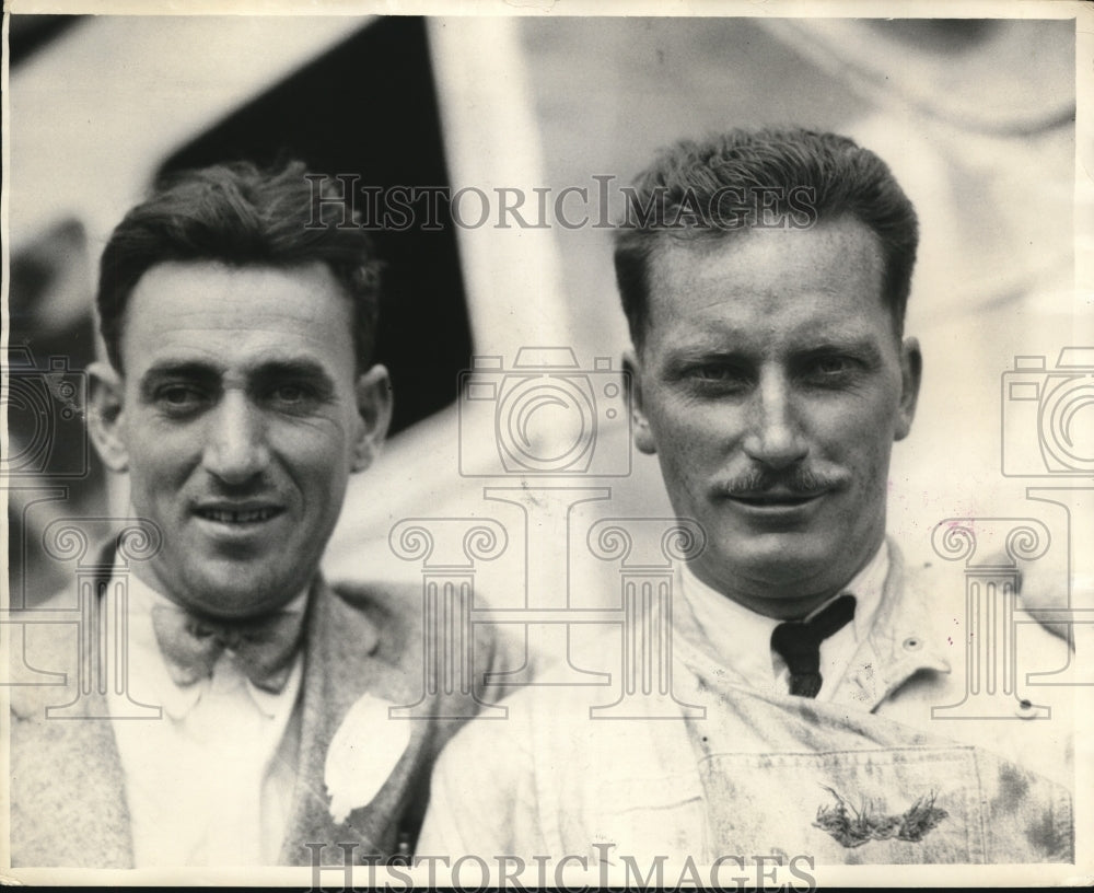 1926 Press Photo C.M. Johnson & Richard Flehew Fainchild Foldry Blaine