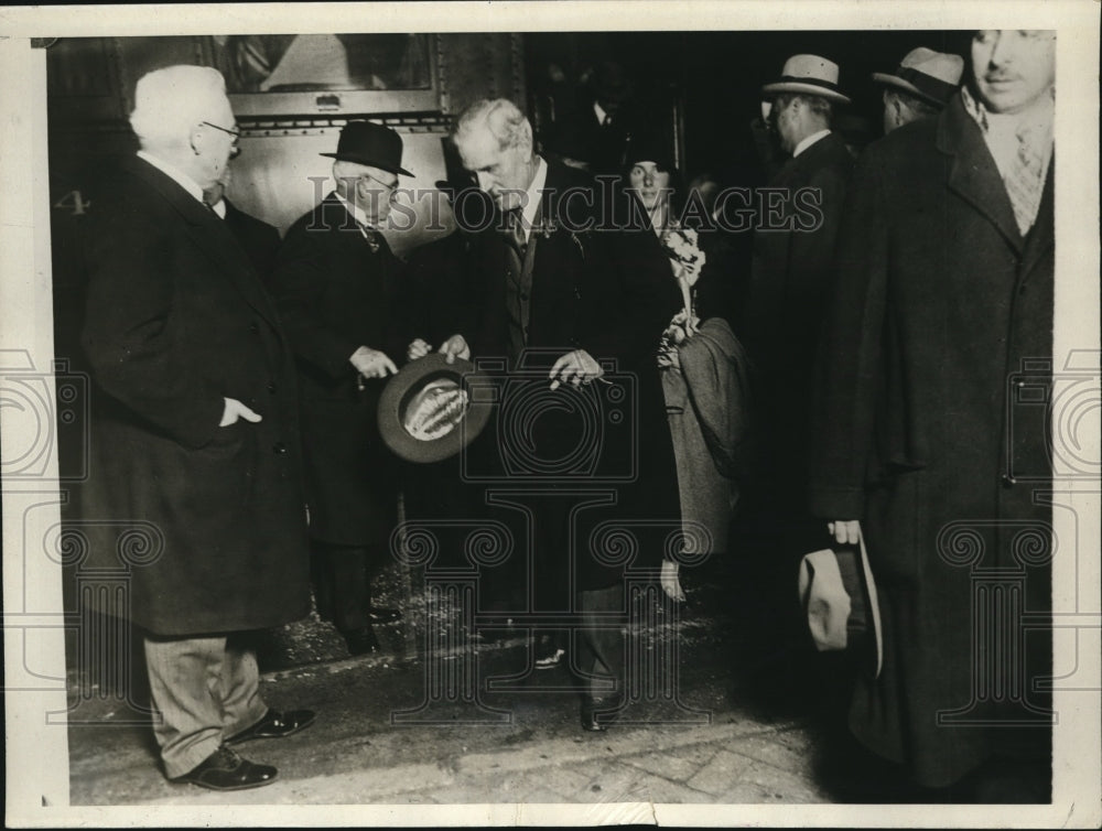 1929 Press Photo Prime Minister Ramsay MacDonald, daughter Ishbel in NY