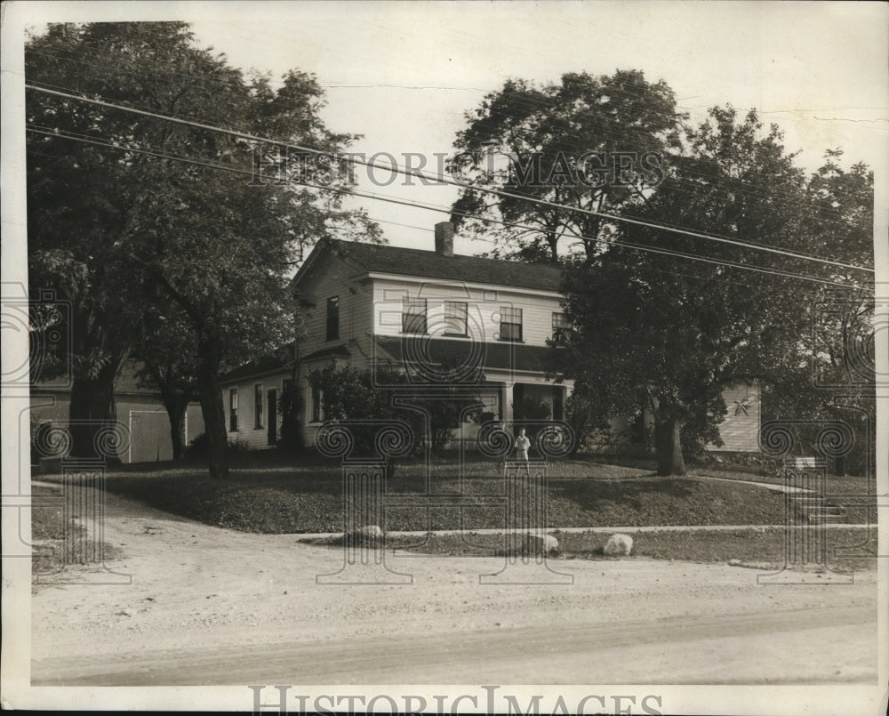 1931 Press Photo 99 year old home of Mr & Mrs KK Hodgman