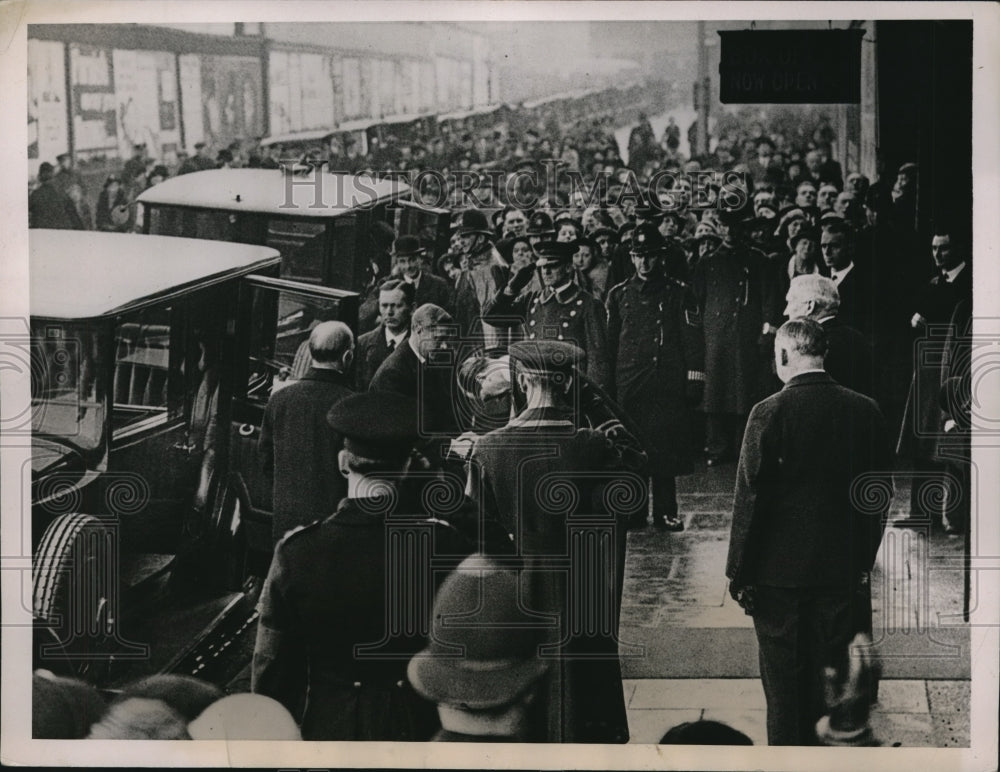 1936 Press Photo King Edward at British Industries Fair, Olympia London