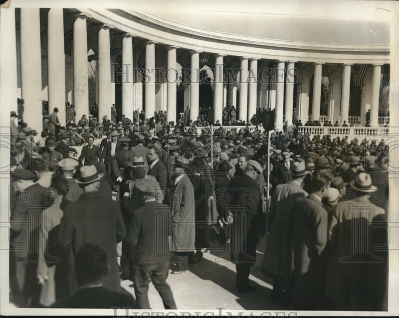 Load image into Gallery viewer, 1932 Press Photo Armistice Day celebrated at the Tomb of the Unknown Soldier
