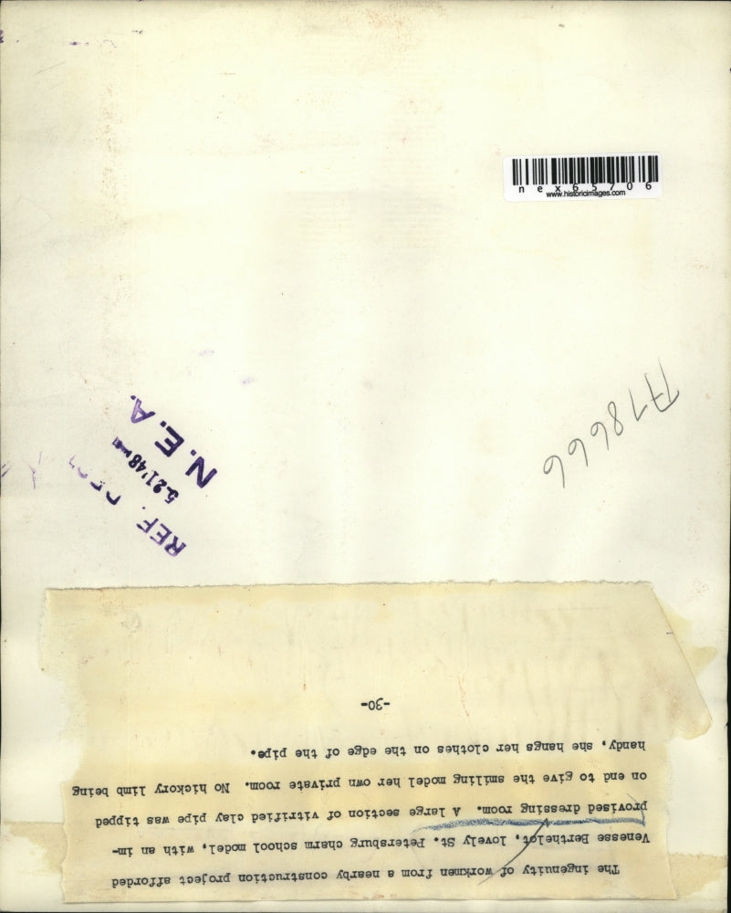 1948 Press Photo Venesse Berthelot St Petersburg Charm School Model