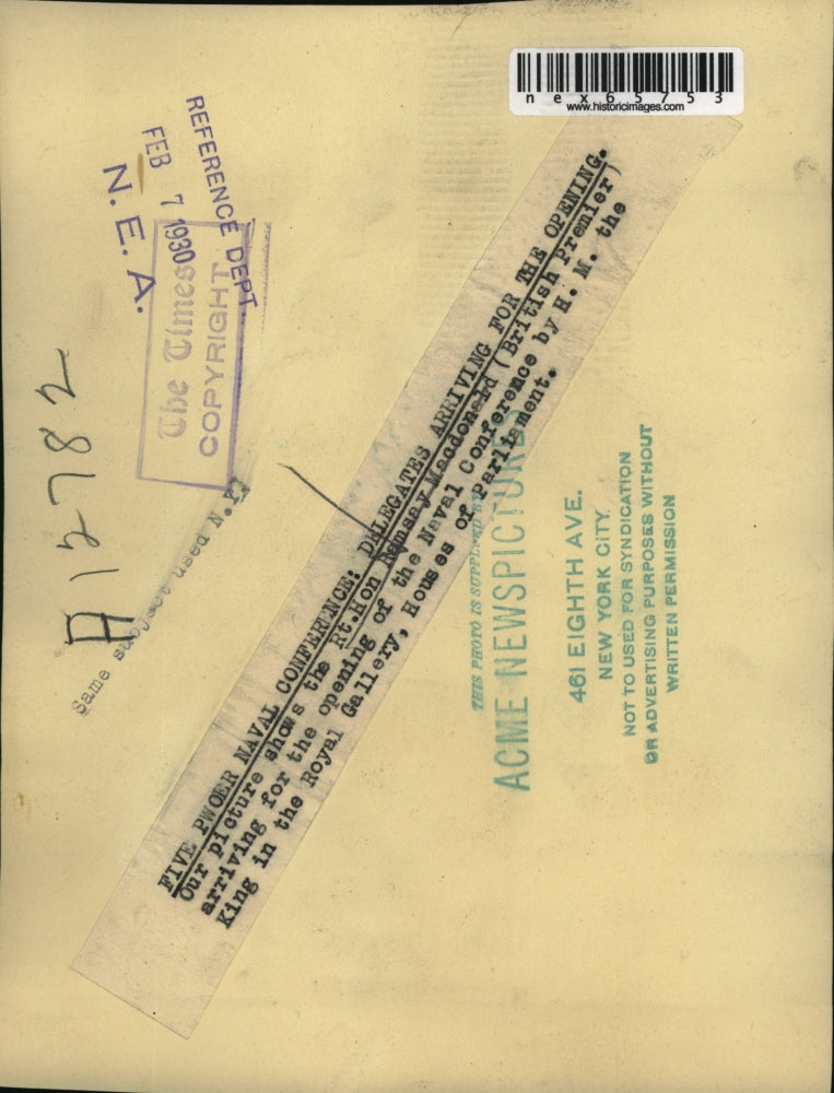 1930 Press Photo British Premier Ramsay MacDonald