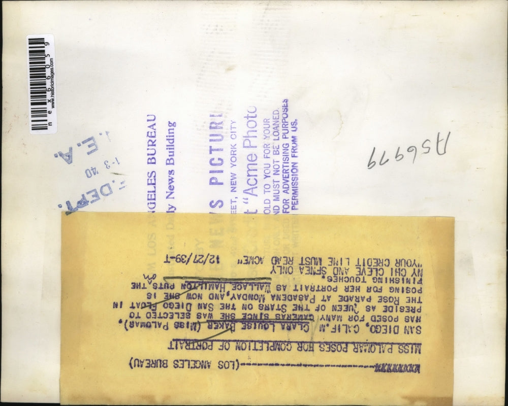 1939 Press Photo Clara Louise Baker & Wallace Hamilton