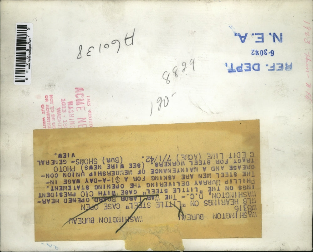 1942 Press Photo The War Labor Board - nex66079