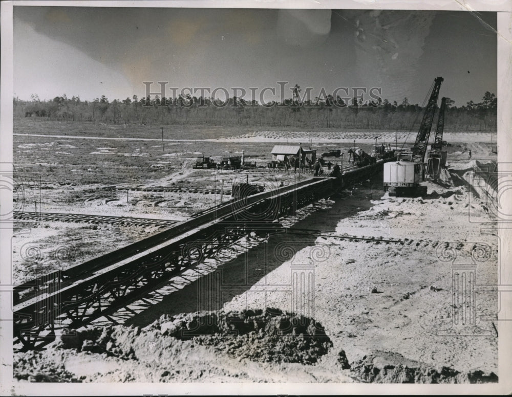 1936 Press Photo Florida Ship Canal - nex66093