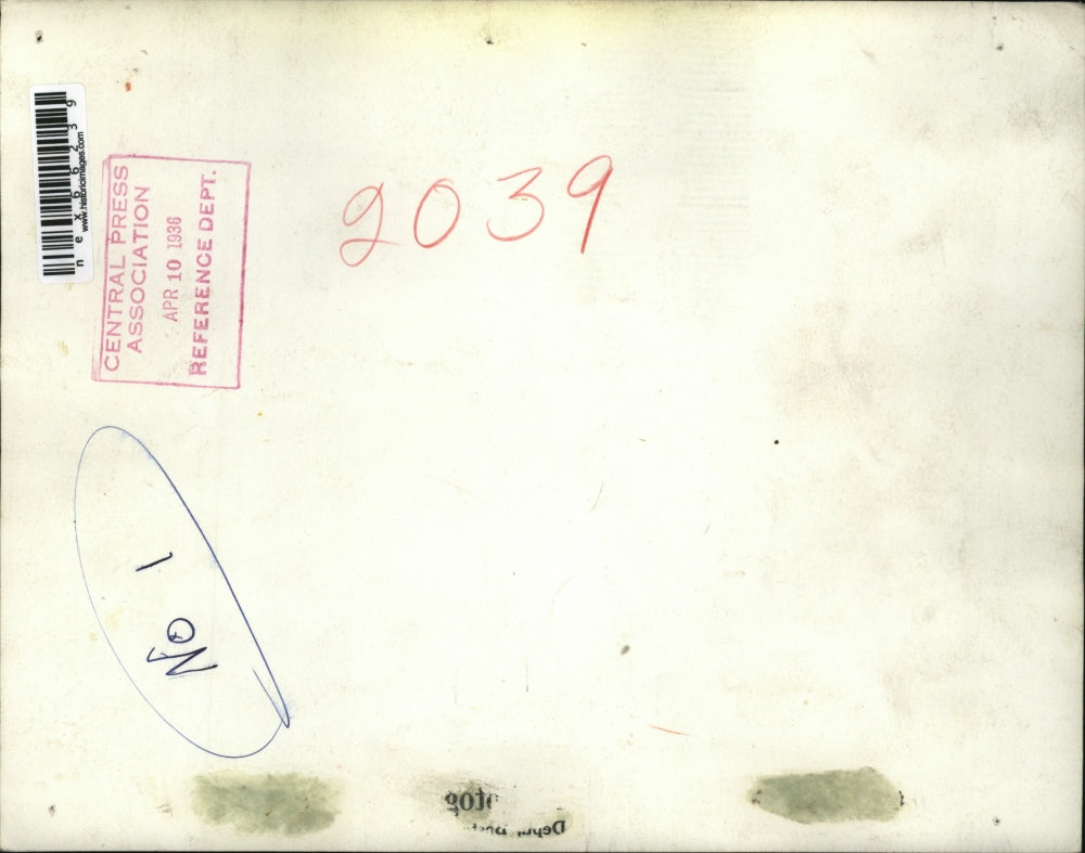 1936 Press Photo Mest Machine in operation