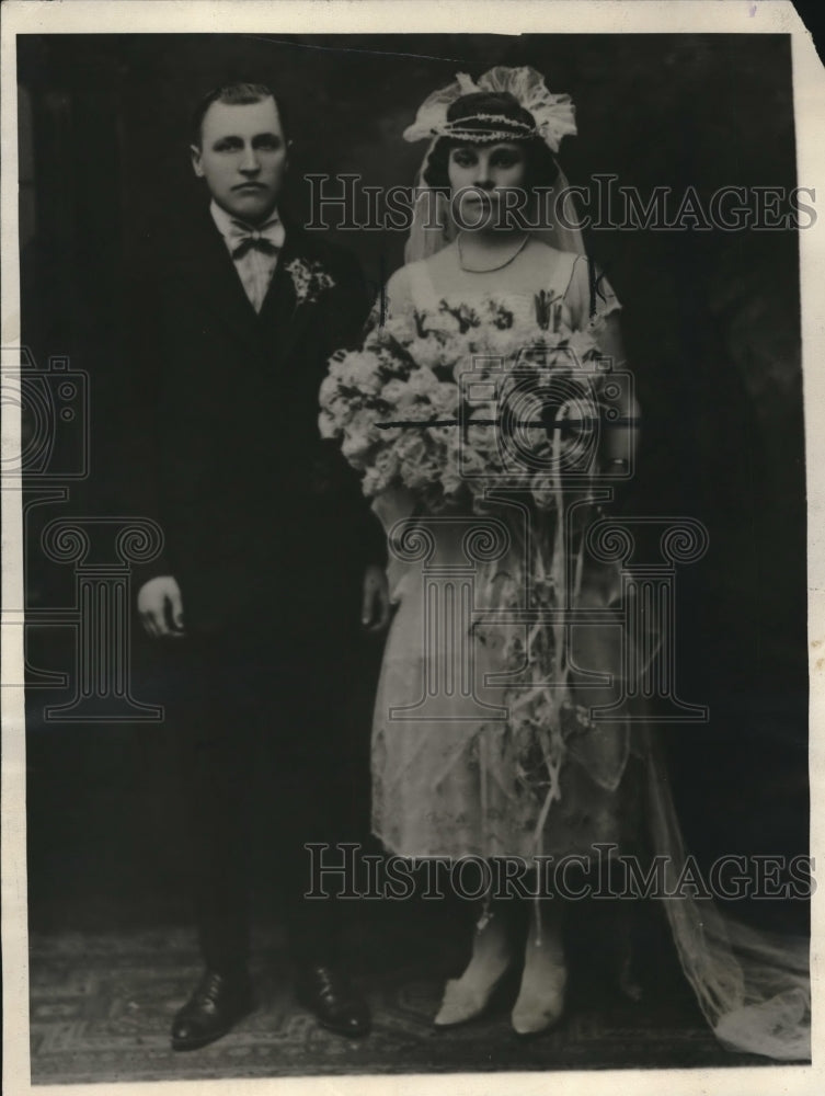 1925 Press Photo Sophie Poleski Assaulted And Thrown into A Furnace