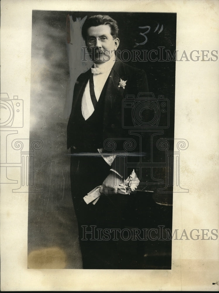 1925 Press Photo Sen. Victor Henry Berenger, noted French financial authority