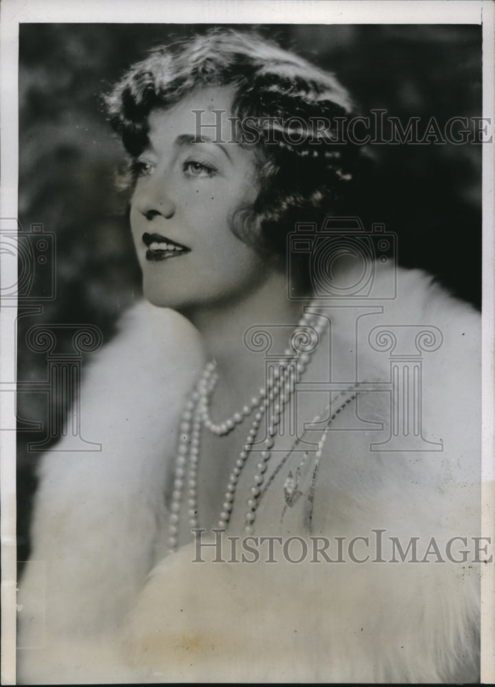 1927 Press Photo Mrs Welle Joyce wife millionaire James Chicago lumberman