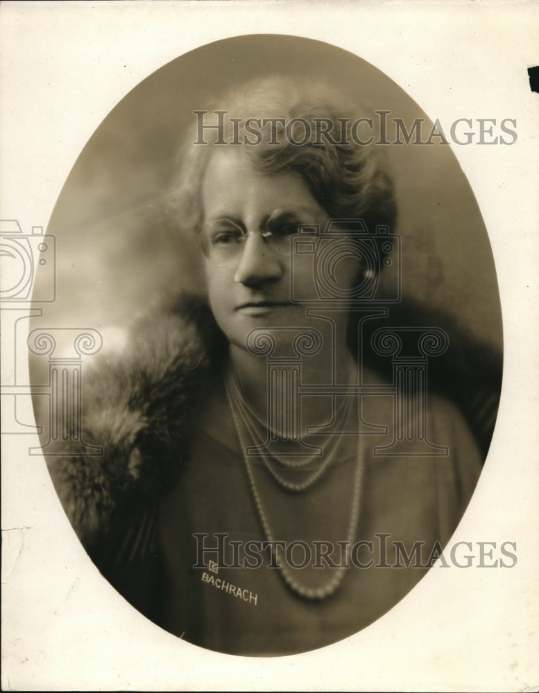 1929 Press Photo Ms.Ida Negeus, Pres. of the Massachusetts Federation of Busines