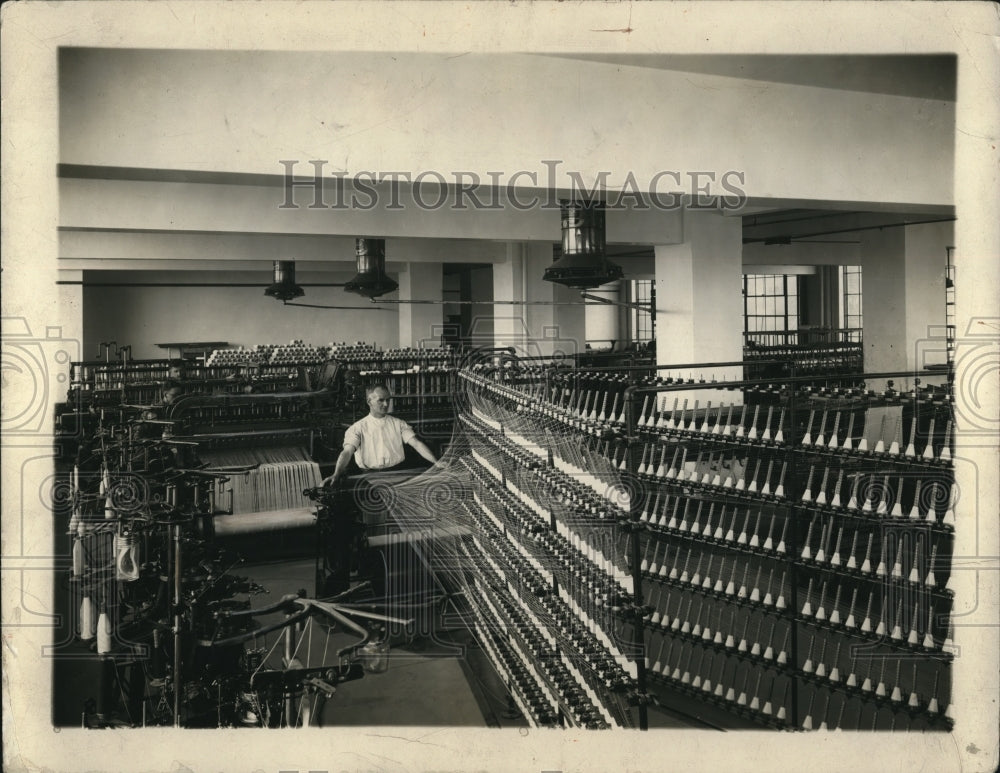 1932 Press Photo Experimental Cotton Mill of US Bureau of Standards