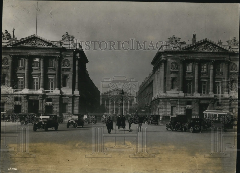 1927 Press Photo Rue Royale for American Legion parade in Paris