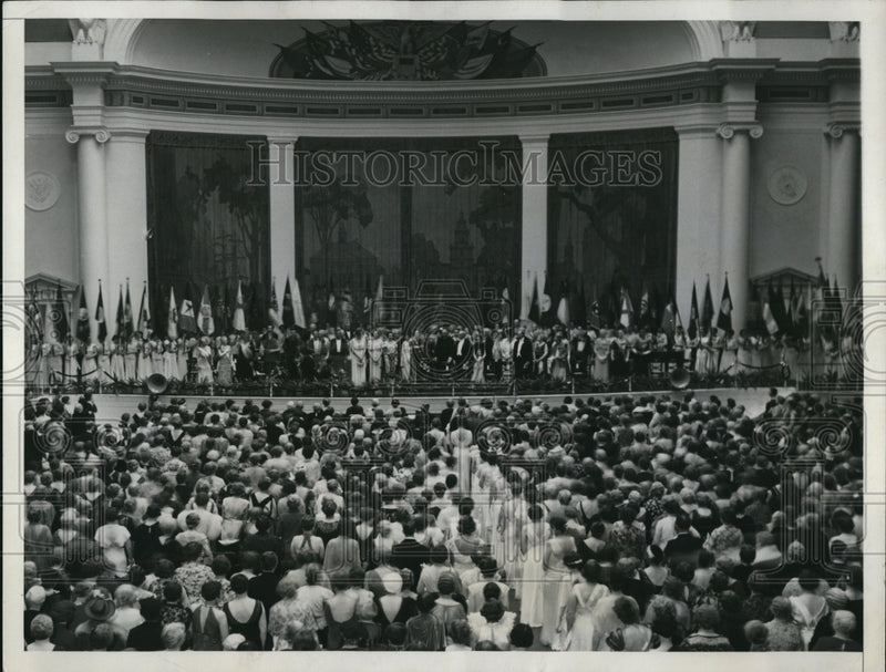 Load image into Gallery viewer, 1936 Press Photo Opening of 45th Continental Congress of D.A.R
