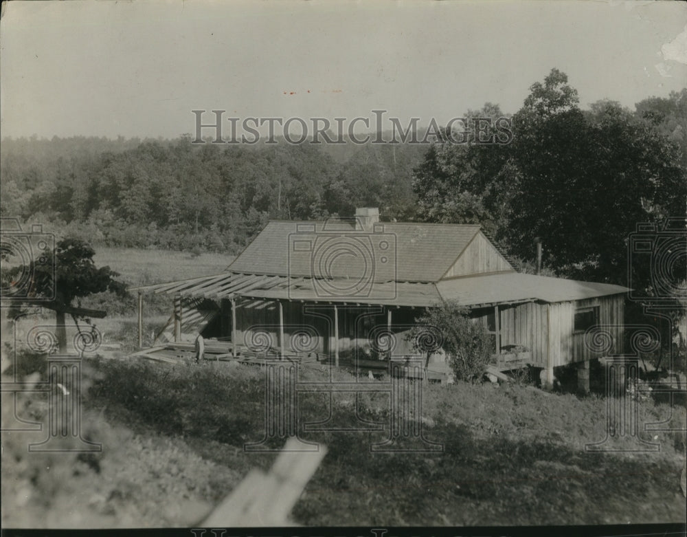 1925 Press Photo Geo Morgans Mountain Home on the high point of Cumberland