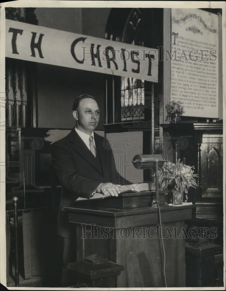 1929 Press Photo Reverend PJ Wagner Munden Iowa