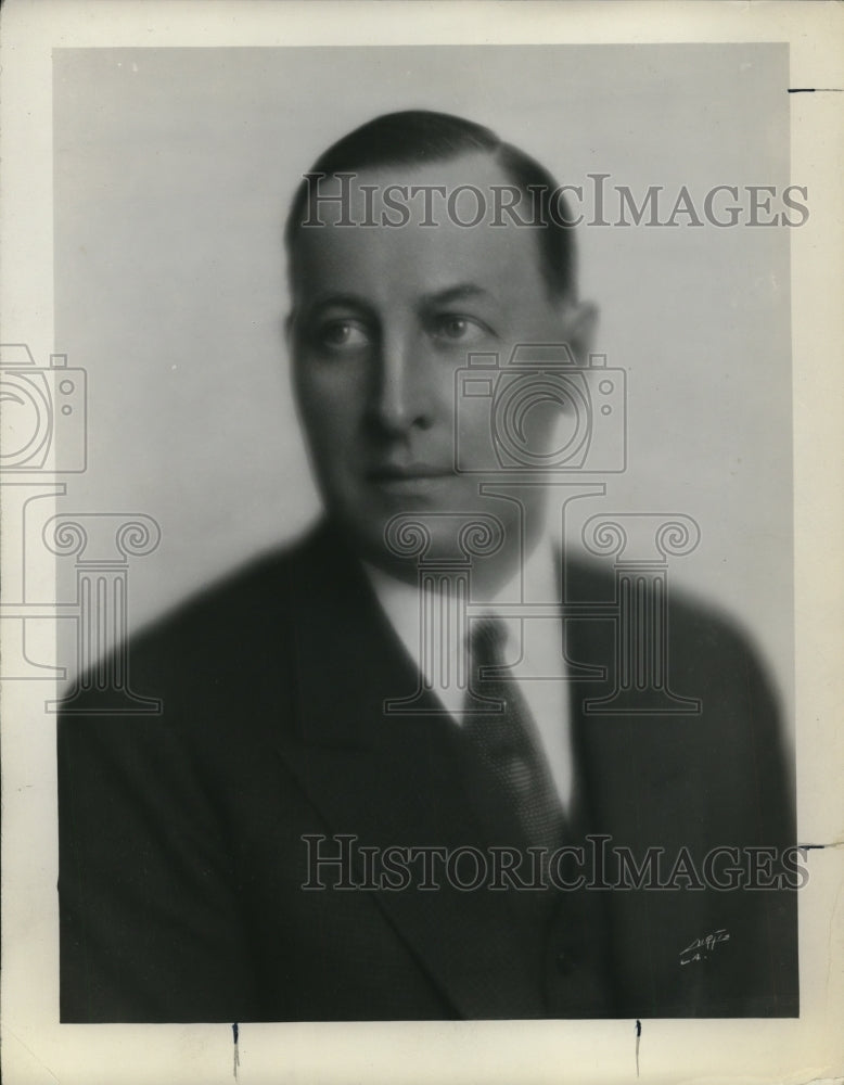 1932 Press Photo SB Robertson Vice President