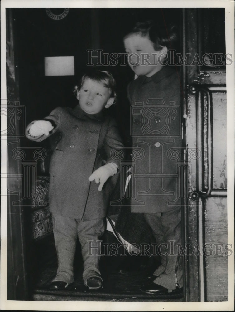 1939 Press Photo London Prince Edward & Princess Alexandra
