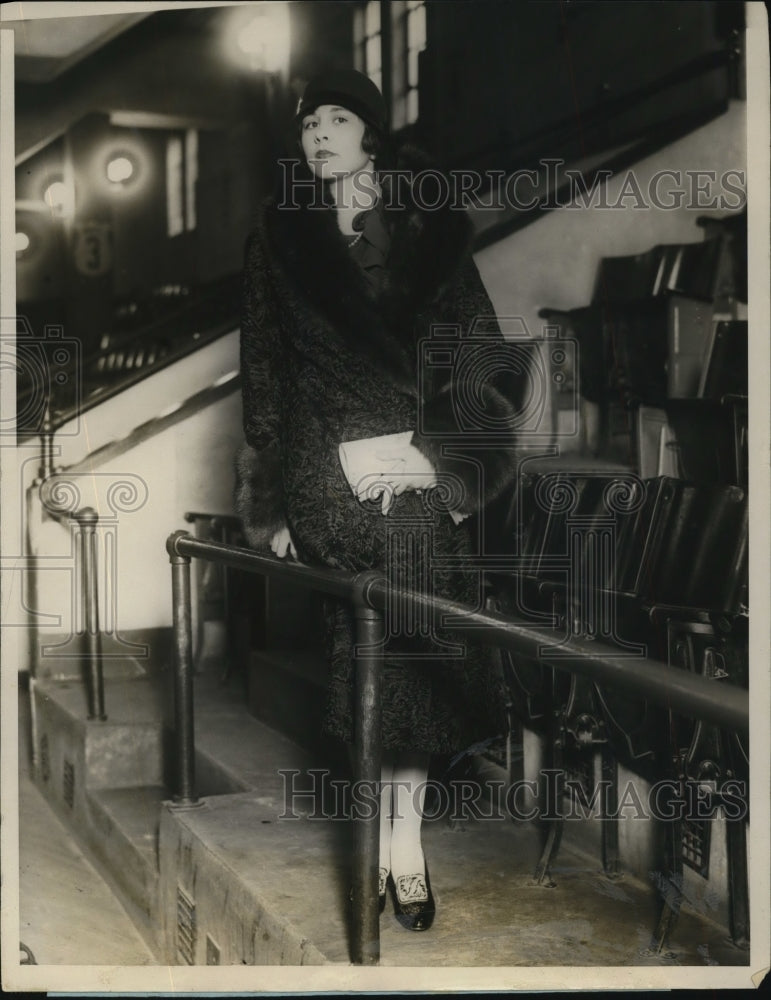 1928 Press Photo Mrs Guernsey Curran Jr Monmouth County Horse Show