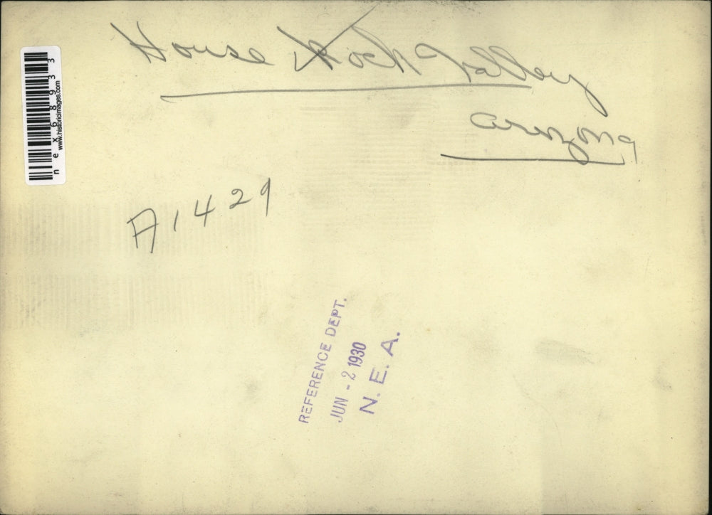 1930 Press Photo House Rock Valley in Arizona