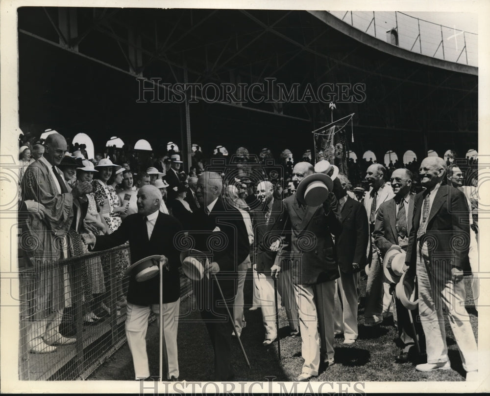 1938 Press Photo Yale alumni & pres Charles Seymour in New Haven Conn