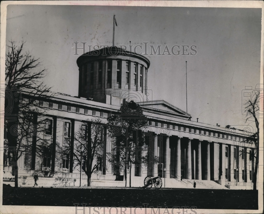 Press Photo Ohio state Capitol building in Columvus