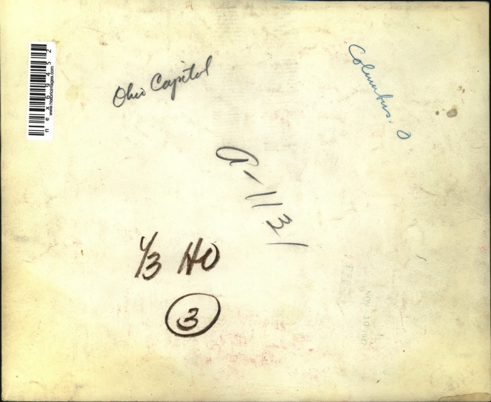 Press Photo Ohio state Capitol building in Columvus