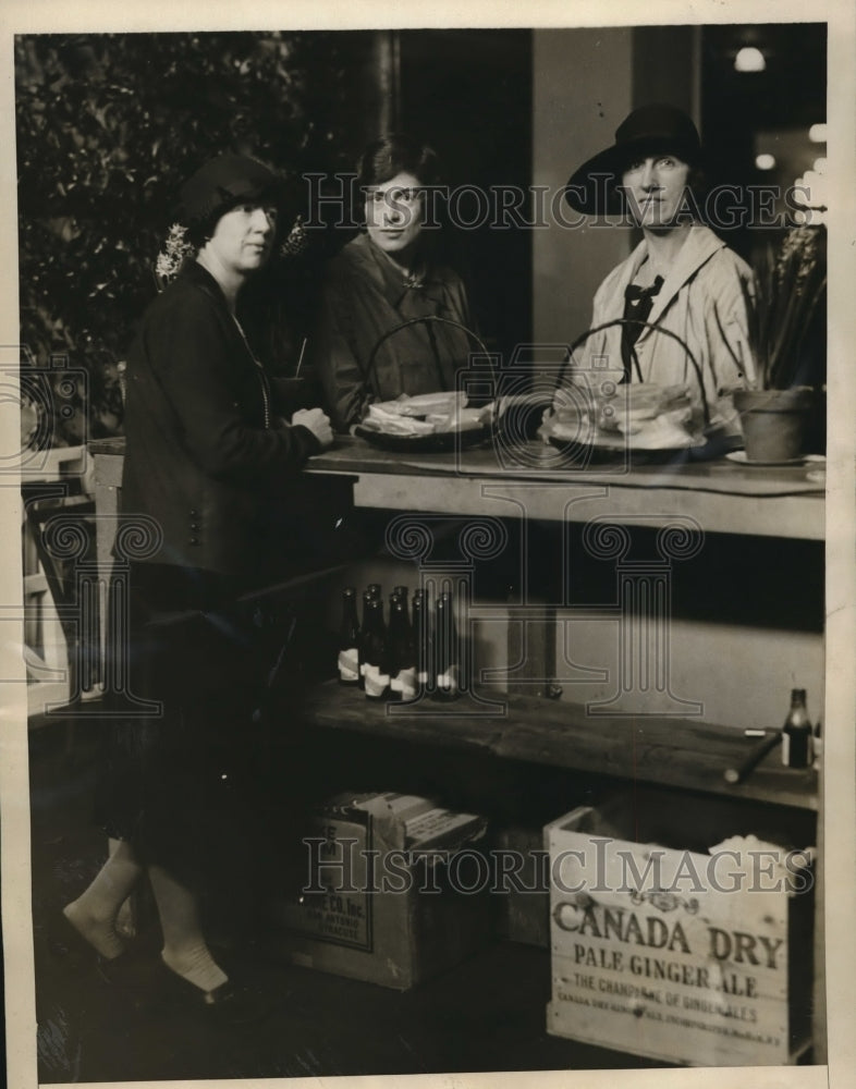 1927 Press Photo NYC VL Alexandre, Mrs Wm Lyon , Mrs CH Boner,League of Girls