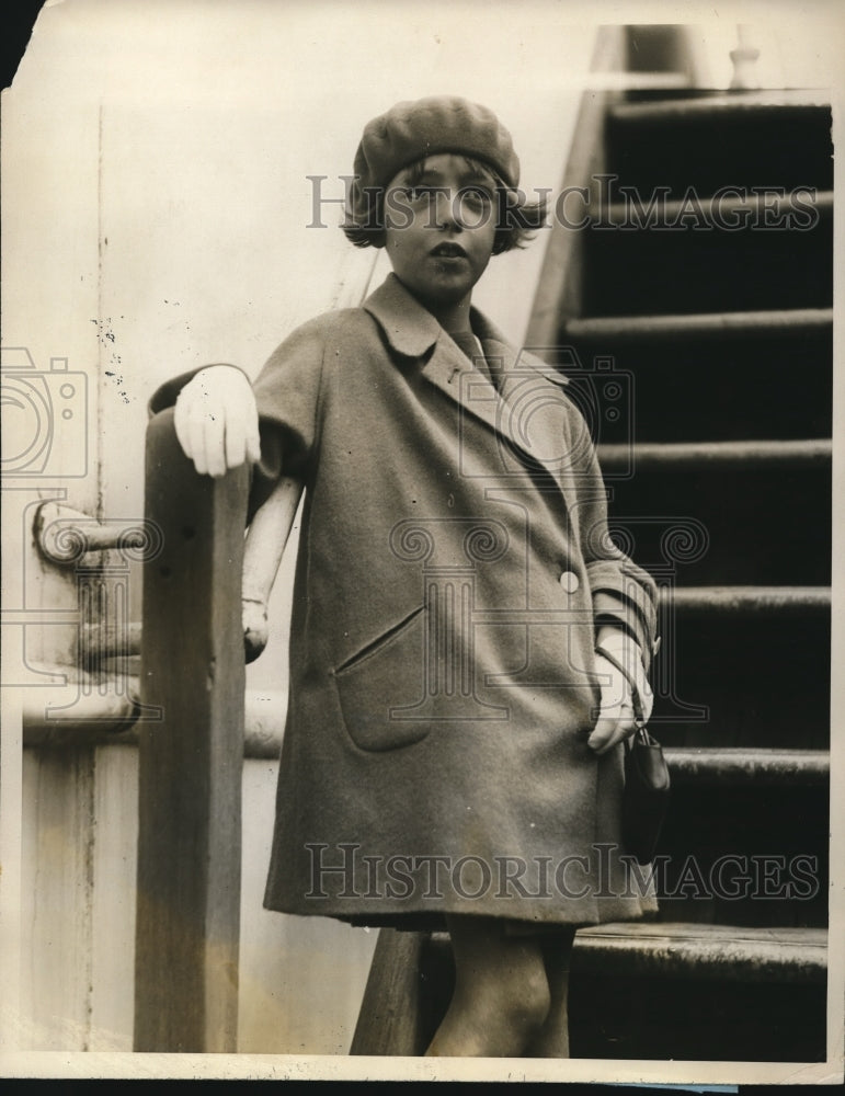 1927 Press Photo Miss Mary Vander Pool of NYC