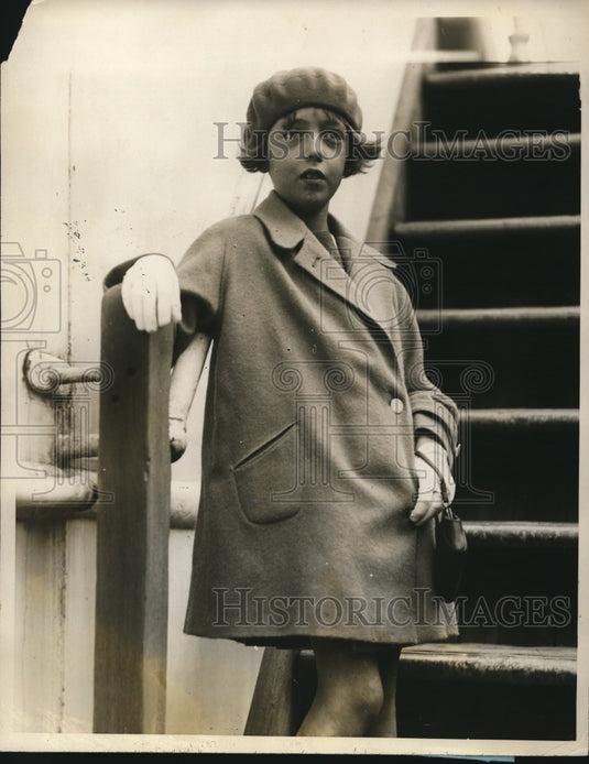 1927 Press Photo Miss Mary Vander Pool of NYC